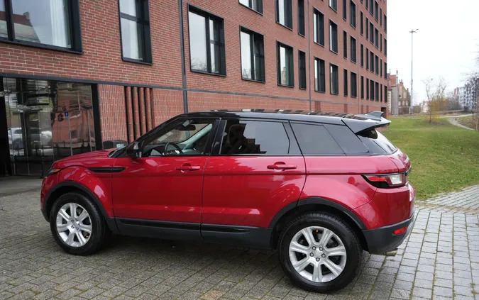 land rover pomorskie Land Rover Range Rover Evoque cena 73999 przebieg: 83000, rok produkcji 2015 z Piotrków Trybunalski